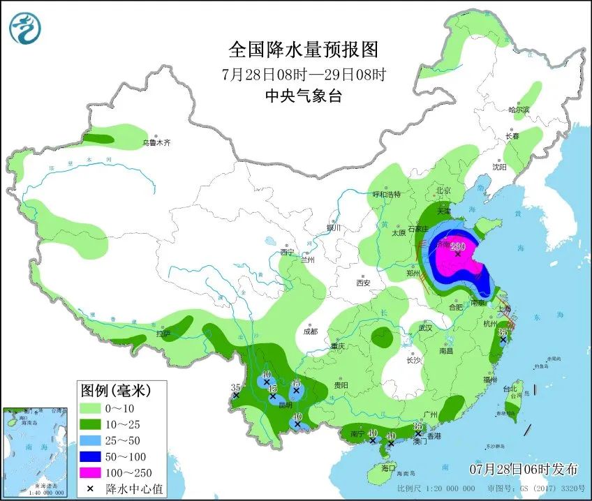 台风“烟花”继续北上！苏皖鲁津冀接手强降